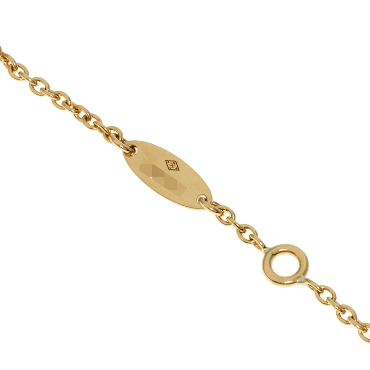 Dior Rose Devane Celeste Shell Onyx 1P Diamond Bracelet K18 Yellow Gold Ladies [Used]
