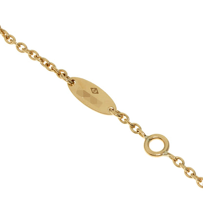 Dior Rose Devane Celeste Shell Onyx 1P Diamond Bracelet K18 Yellow Gold Ladies [Used]