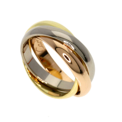 CARTIER Trinity Bracelet Top with Cord Bracelet K18 Yellow Gold K18 White GoldLadies [Used]