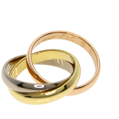 CARTIER Trinity Bracelet Top with Cord Bracelet K18 Yellow Gold K18 White GoldLadies [Used]