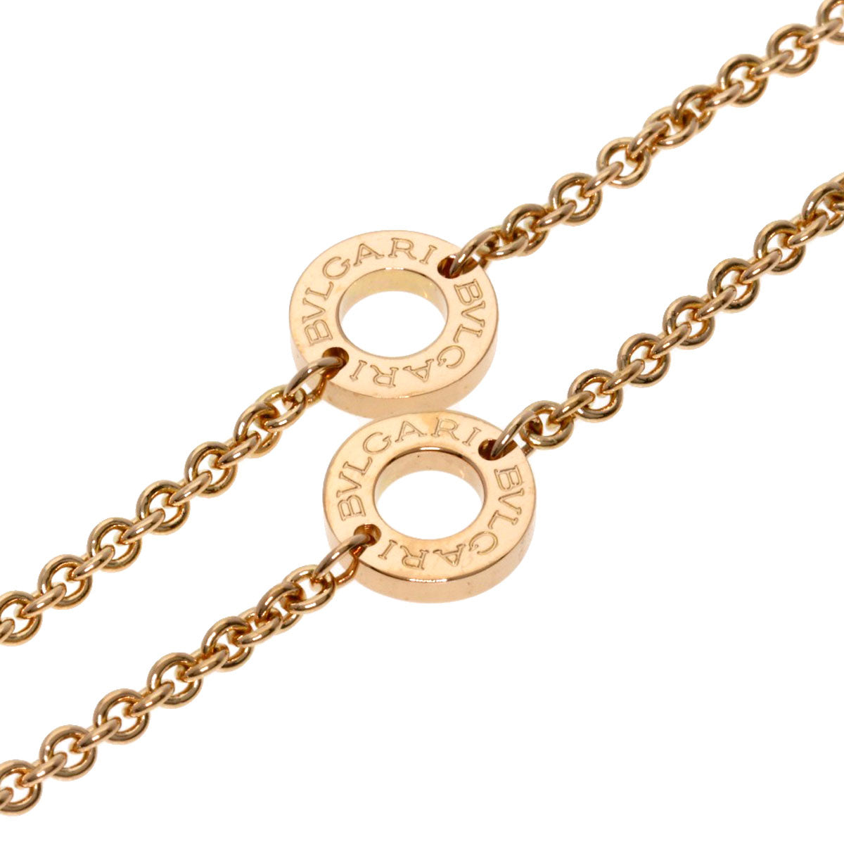 BVLGARI B.zero1 Element Diamond Ceramic Necklace K18 Pink Gold Ladies [Used]