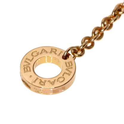 BVLGARI B.zero1 Element Diamond Ceramic Necklace K18 Pink Gold Ladies [Used]