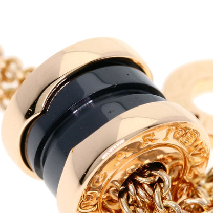 BVLGARI B.zero1 Element Diamond Ceramic Necklace K18 Pink Gold Ladies [Used]