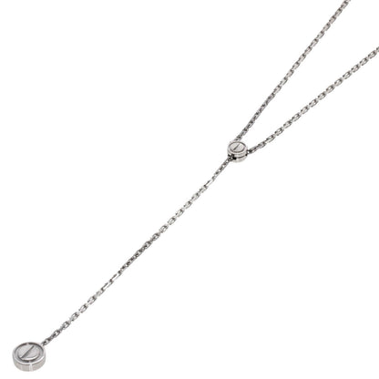 CARTIER Love pastille Necklace K18 White Gold Ladies [Used]