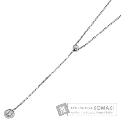 CARTIER Love pastille Necklace K18 White Gold Ladies [Used]