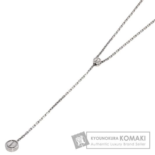CARTIER Love pastille Necklace K18 White Gold Ladies [Used]