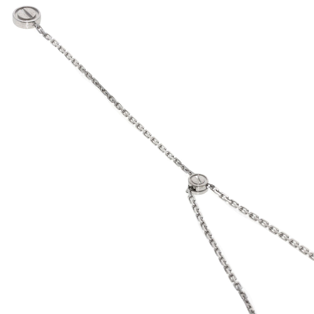 CARTIER Love pastille Necklace K18 White Gold Ladies [Used]