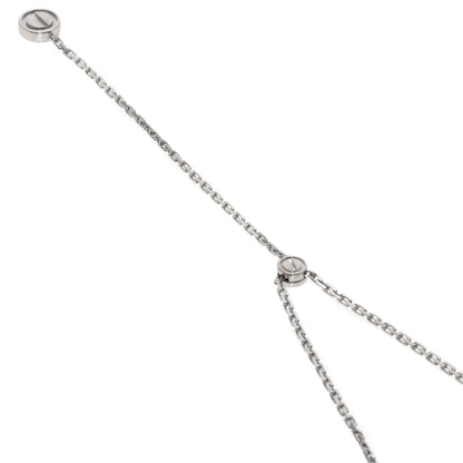 CARTIER Love pastille Necklace K18 White Gold Ladies [Used]
