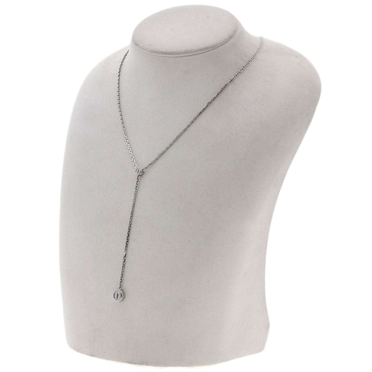 CARTIER Love pastille Necklace K18 White Gold Ladies [Used]