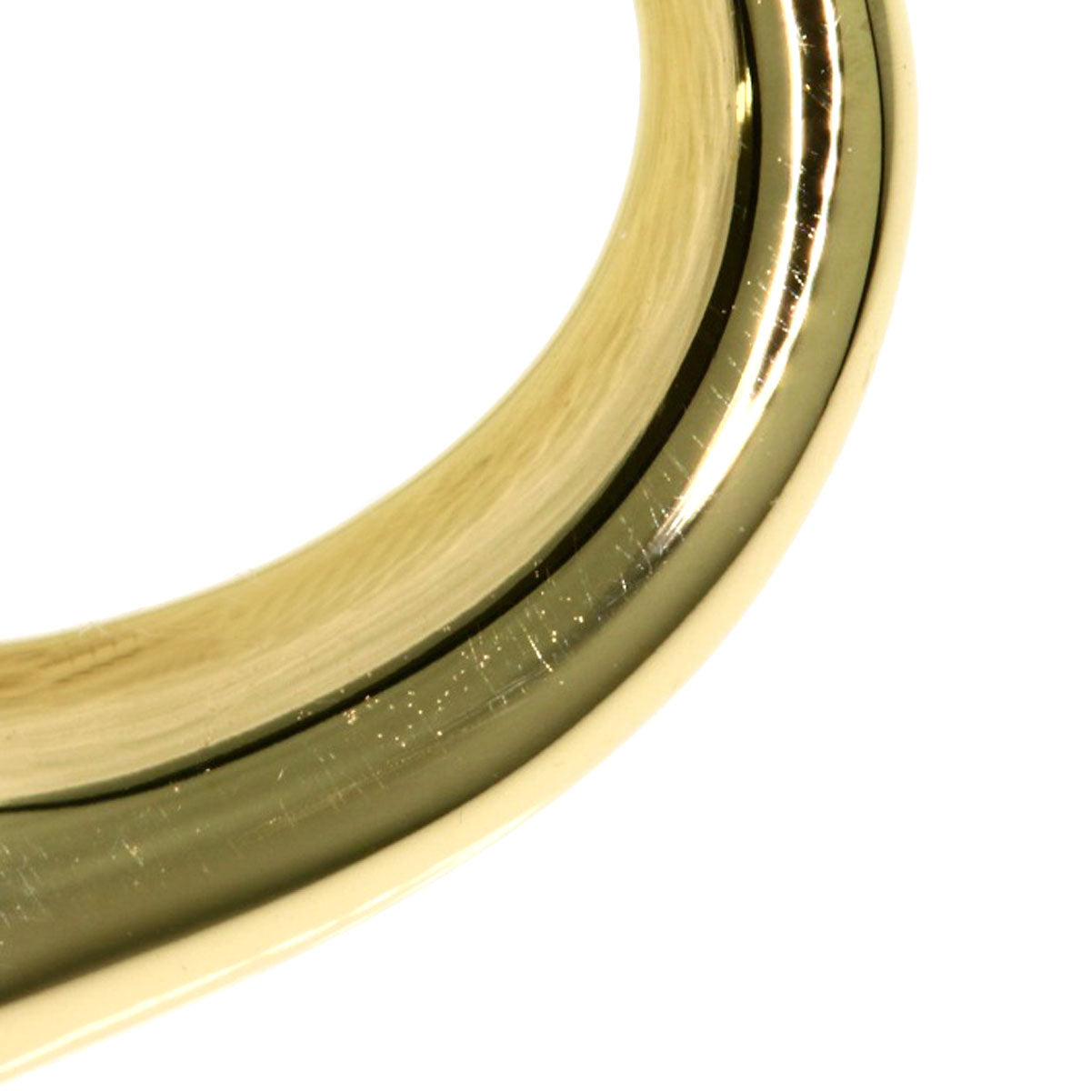 TIFFANY&Co. Open Heart 5P Diamond Necklace K18 Yellow Gold Ladies [Used]