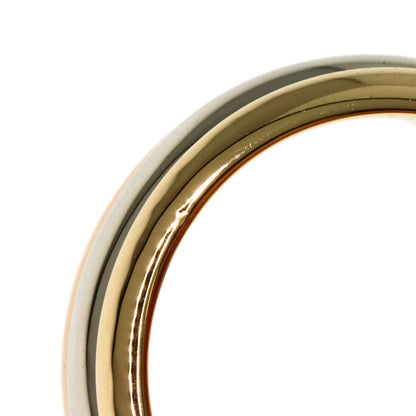 CARTIER 2C Ring LM #48 Ring K18 Yellow Gold K18 White GoldLadies [Used]