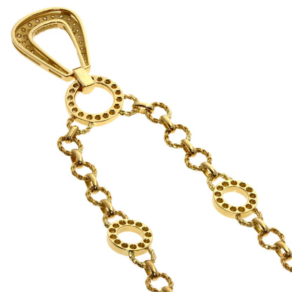 PIAGET Diamond Necklace K18 Yellow Gold Ladies [Used]