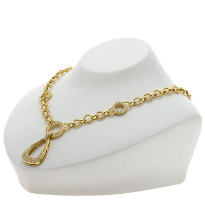 PIAGET Diamond Necklace K18 Yellow Gold Ladies [Used]