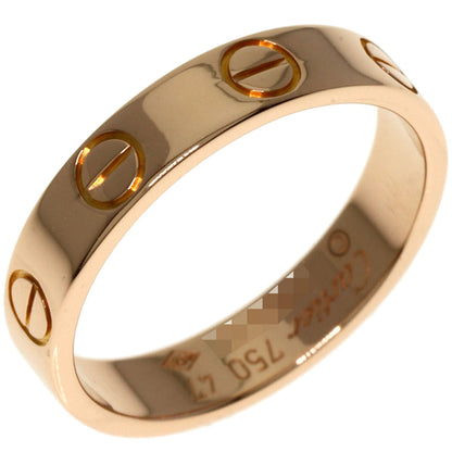 CARTIER   Ring mini love ring #47 K18 Pink Gold Ladies