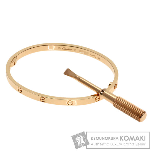 CARTIER LOVE Bracelets Small Model with Driver #16 Bracelet K18 Pink Gold Ladies [Used]