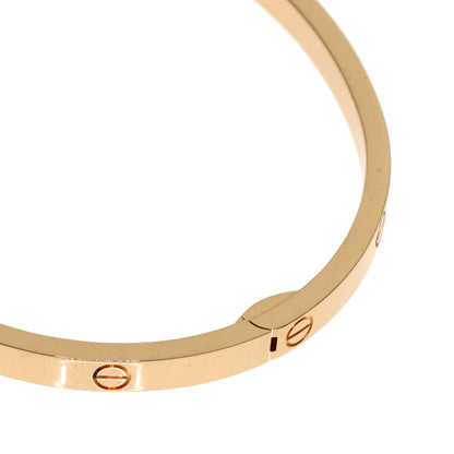 CARTIER LOVE Bracelets Small Model with Driver #16 Bracelet K18 Pink Gold Ladies [Used]