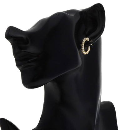TIFFANY&Co. Twist earring K18 Yellow Gold SVLadies [Used]