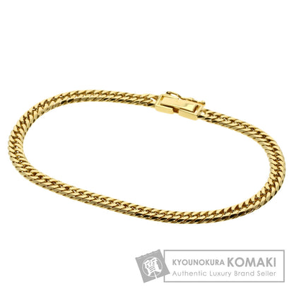 Curb chain Kihei W6 side Bracelet K18 Yellow Gold  10.1g�E½@unisex