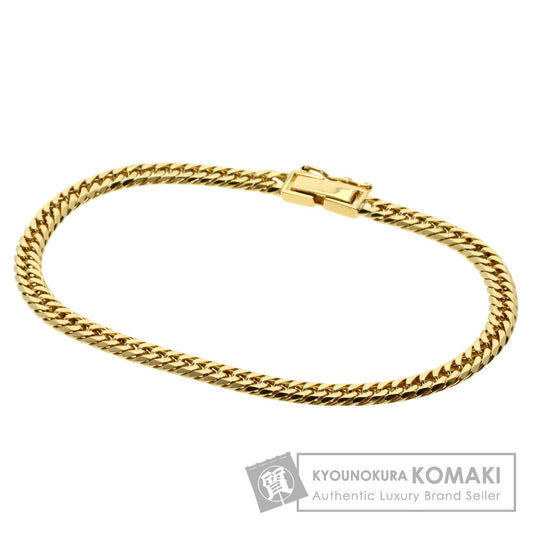 Curb chain Kihei W6 side Bracelet K18 Yellow Gold  10.1g�E½@unisex