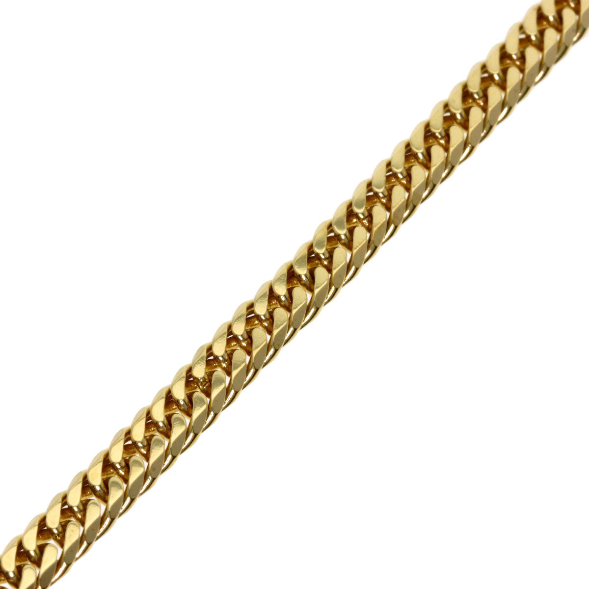 Curb chain Kihei W6 side Bracelet K18 Yellow Gold  10.1g�E½@unisex