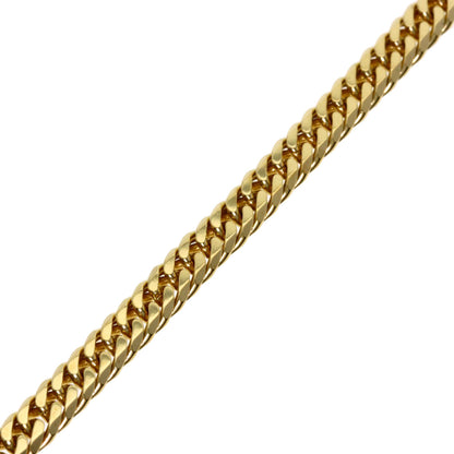 Curb chain Kihei W6 side Bracelet K18 Yellow Gold  10.1g�E½@unisex