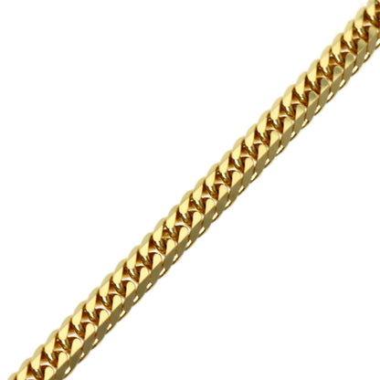 Curb chain Kihei W6 side Bracelet K18 Yellow Gold  9.7g�E½@Ladies