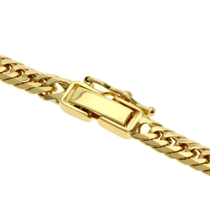 Curb chain Kihei W6 side Bracelet K18 Yellow Gold  9.7g�E½@Ladies