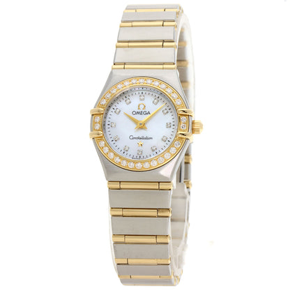 OMEGA Constellation 12P Diamond Watches 1267.75 Stainless Steel/SSxK18YG Ladies