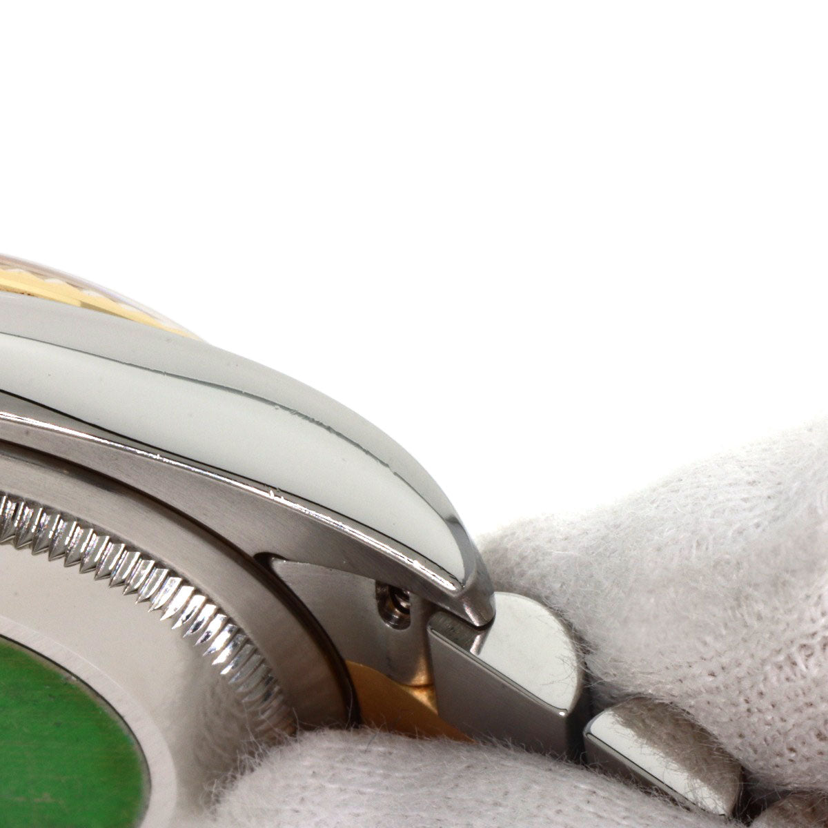 ROLEX DATEJUST 10P Diamond Watches 116233G Stainless Steel/SSxK18YG mens