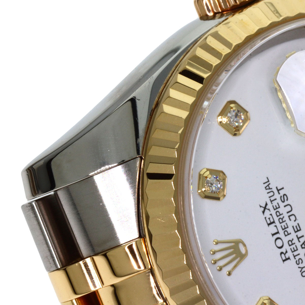 ROLEX DATEJUST 10P Diamond Watches 116233G Stainless Steel/SSxK18YG mens