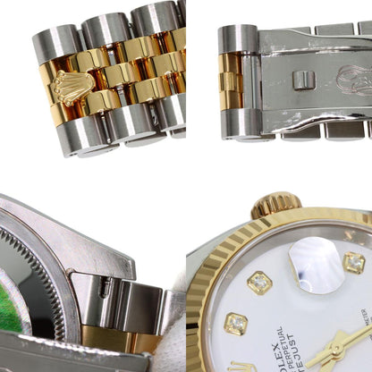 ROLEX DATEJUST 10P Diamond Watches 116233G Stainless Steel/SSxK18YG mens