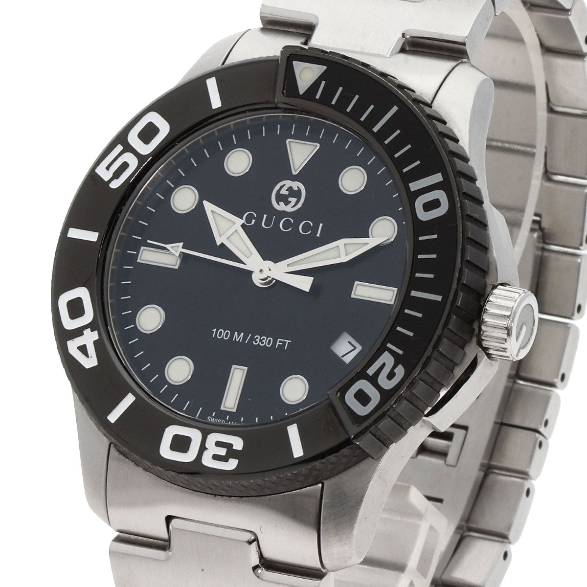 GUCCI G timeless diver Watches YA126.2 Stainless Steel/Stainless Steel mens