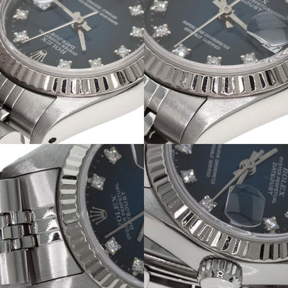 ROLEX Datejust 10P Diamond Blue Gradation Watches 69174G Stainless Steel/Stainless Steel Ladies
