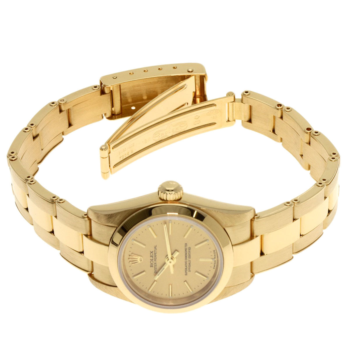 ROLEX Oyster perpetual Watches 76188 K18 Yellow Gold/18K Yellow Gold Ladies