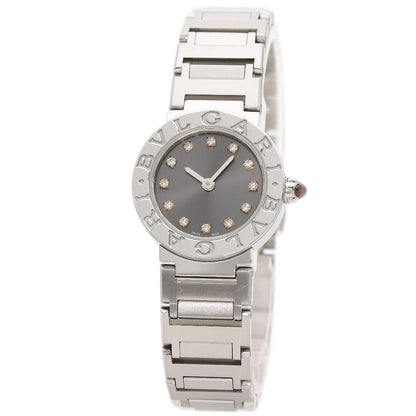 BVLGARI BVLGARI BVLGARI 12P Diamond Watches BBL23C6SS/12 Stainless Steel/Stainless Steel Ladies
