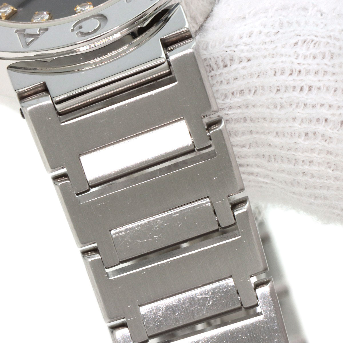 BVLGARI BVLGARI BVLGARI 12P Diamond Watches BBL23C6SS/12 Stainless Steel/Stainless Steel Ladies