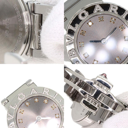 BVLGARI BVLGARI BVLGARI 12P Diamond Watches BBL23C6SS/12 Stainless Steel/Stainless Steel Ladies