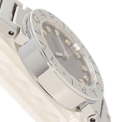 BVLGARI BVLGARI BVLGARI 12P Diamond Watches BBL23C6SS/12 Stainless Steel/Stainless Steel Ladies