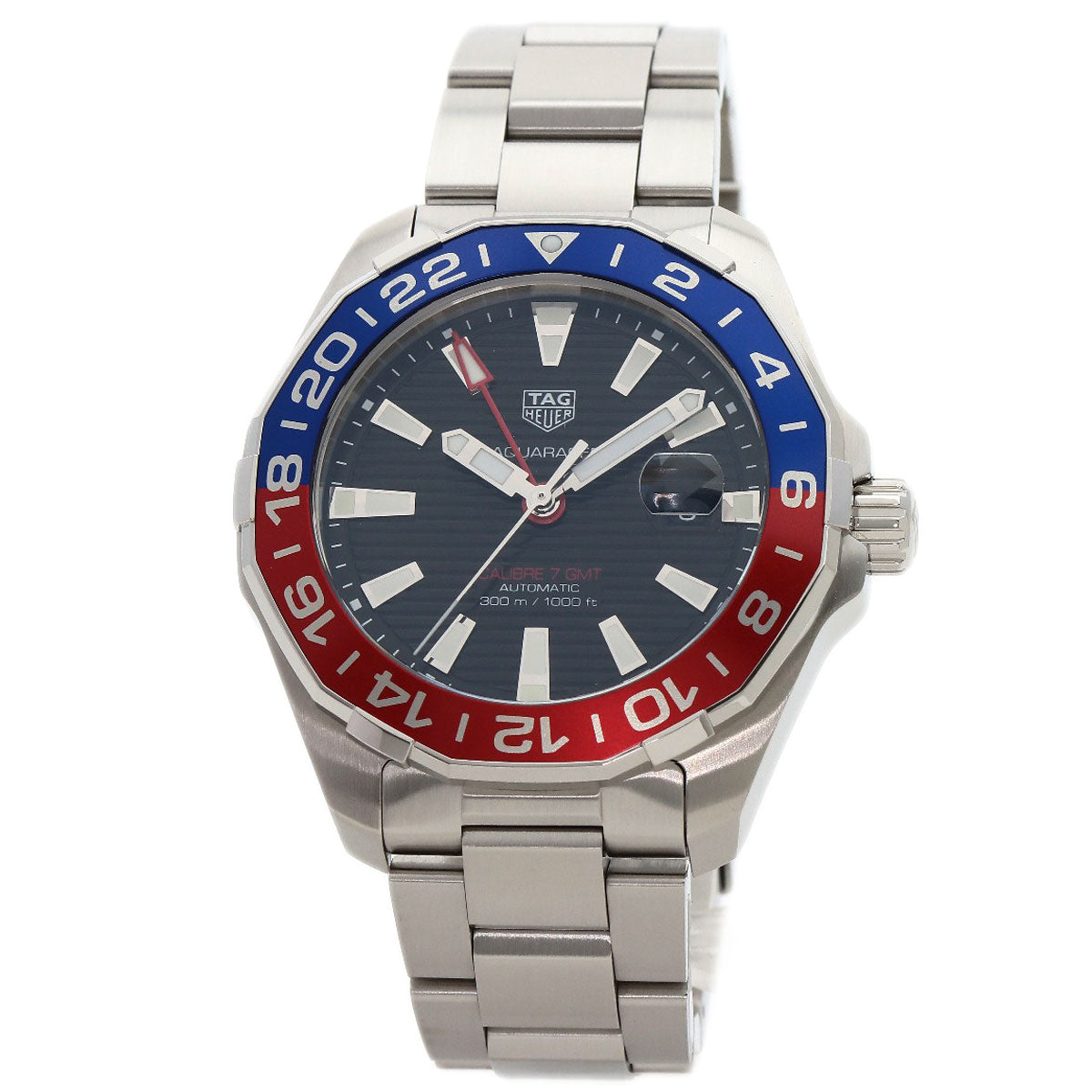 TAG HEUER Aqua Racer Caliber 7 GMT Watches WAY201F.BA0927 Stainless Steel/Stainless Steel mens