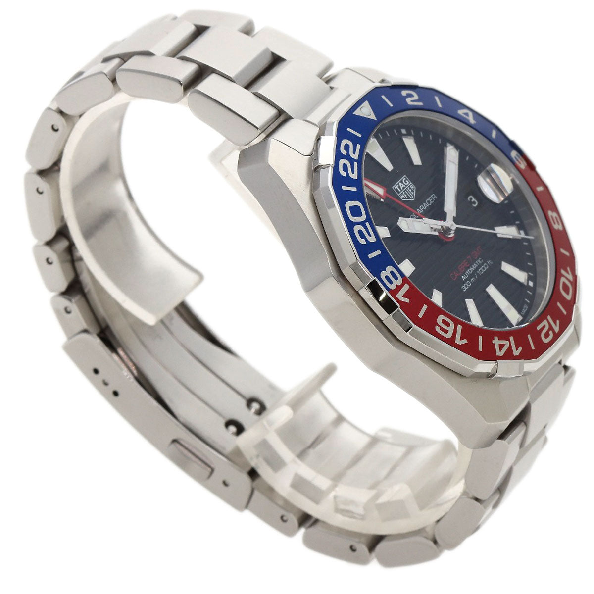 TAG HEUER Aqua Racer Caliber 7 GMT Watches WAY201F.BA0927 Stainless Steel/Stainless Steel mens