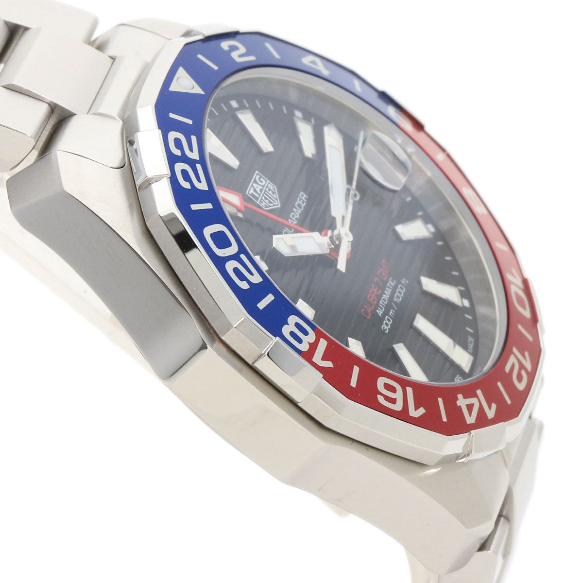 TAG HEUER Aqua Racer Caliber 7 GMT Watches WAY201F.BA0927 Stainless Steel/Stainless Steel mens