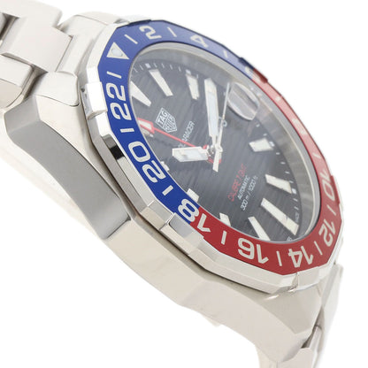 TAG HEUER Aqua Racer Caliber 7 GMT Watches WAY201F.BA0927 Stainless Steel/Stainless Steel mens