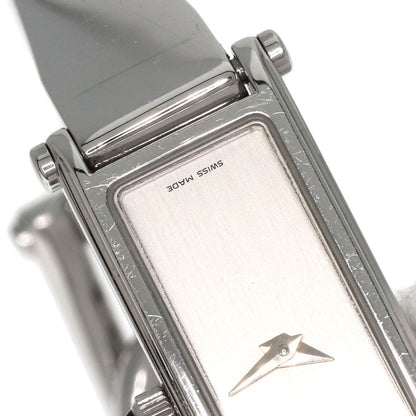 GUCCI Square face bangle Watches 1500L Stainless Steel/Stainless Steel Ladies
