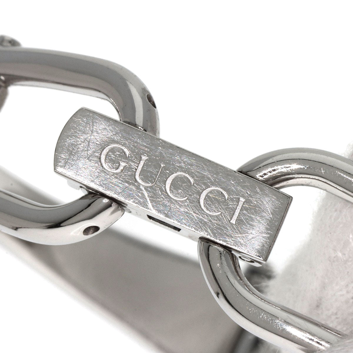 GUCCI Square face bangle Watches 1500L Stainless Steel/Stainless Steel Ladies