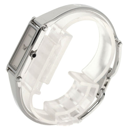GUCCI Square face bangle Watches 1500L Stainless Steel/Stainless Steel Ladies