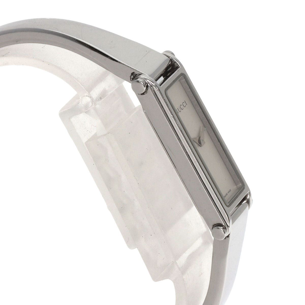 GUCCI Square face bangle Watches 1500L Stainless Steel/Stainless Steel Ladies