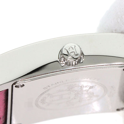 HERMES H watch Watches HH1.210 Stainless Steel/Leather Ladies