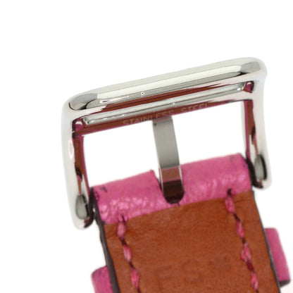 HERMES H watch Watches HH1.210 Stainless Steel/Leather Ladies