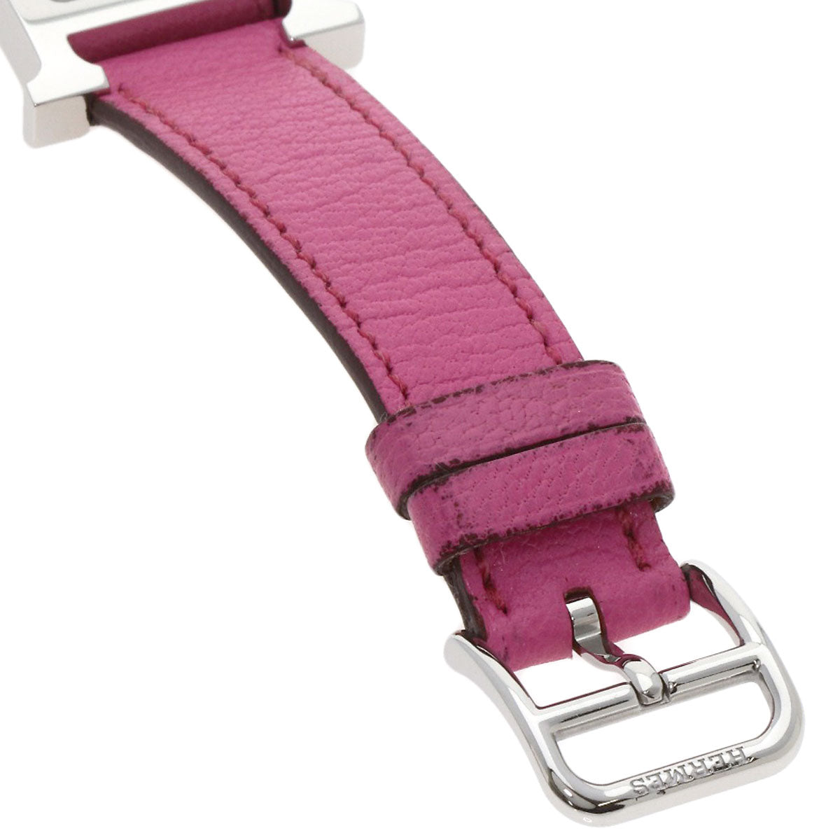 HERMES H watch Watches HH1.210 Stainless Steel/Leather Ladies