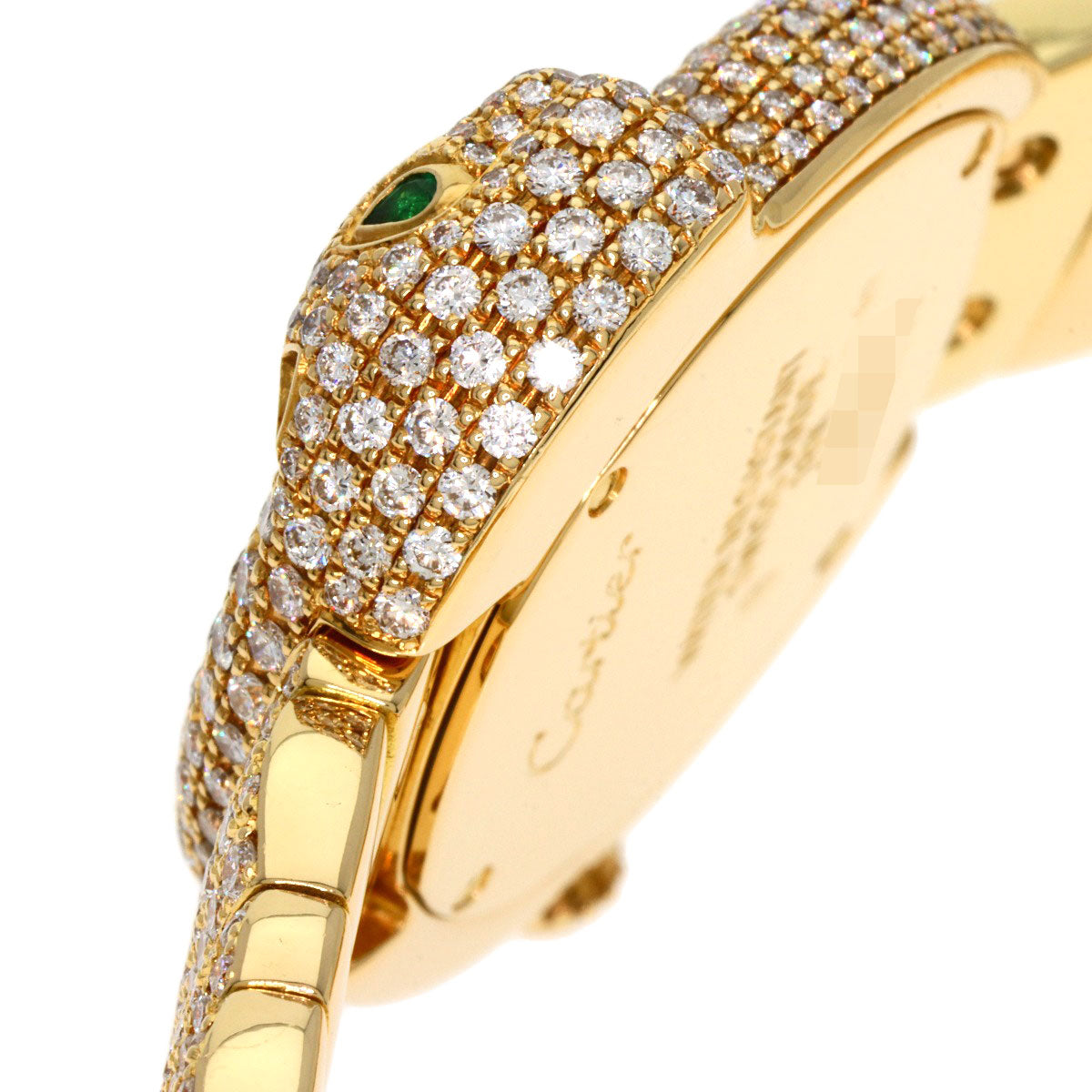 CARTIER PANTHERE1925 Panther Full Diamond Watches K18 Yellow Gold/K18YGxDiamond Ladies